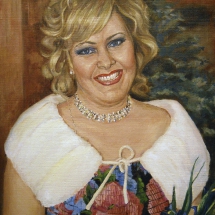 Портрет маслом Ирина,50х60,холст,масло.